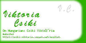 viktoria csiki business card